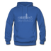 Oklahoma City, Oklahoma Hoodie - Skyline Oklahoma City Crewneck Hooded Sweatshirt - royal blue