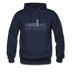 Oklahoma City, Oklahoma Hoodie - Skyline Oklahoma City Crewneck Hooded Sweatshirt - navy