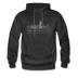 Oklahoma City, Oklahoma Hoodie - Skyline Oklahoma City Crewneck Hooded Sweatshirt - charcoal gray