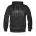 Orlando, Florida Hoodie - Skyline Orlando Crewneck Hooded Sweatshirt - charcoal gray