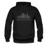 Philadelphia, Pennsylvania Hoodie - Skyline Philadelphia Crewneck Hooded Sweatshirt - black