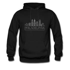 Philadelphia, Pennsylvania Hoodie - Skyline Philadelphia Hooded Sweatshirt