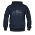 Philadelphia, Pennsylvania Hoodie - Skyline Philadelphia Crewneck Hooded Sweatshirt - navy