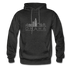 Omaha, Nebraska Hoodie - Skyline Omaha Crewneck Hooded Sweatshirt - charcoal gray
