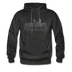Raleigh, North Carolina Hoodie - Skyline Raleigh Crewneck Hooded Sweatshirt - charcoal gray