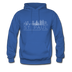 Saint Paul, Minnesota Hoodie - Skyline Saint Paul Crewneck Hooded Sweatshirt - royal blue