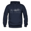 Saint Paul, Minnesota Hoodie - Skyline Saint Paul Crewneck Hooded Sweatshirt - navy