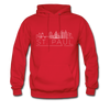 Saint Paul, Minnesota Hoodie - Skyline Saint Paul Crewneck Hooded Sweatshirt - red