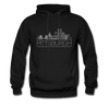Pittsburgh, Pennsylvania Hoodie - Skyline Pittsburgh Crewneck Hooded Sweatshirt - black