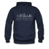 Sacramento, California Hoodie - Skyline Sacramento Crewneck Hooded Sweatshirt - navy
