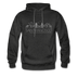 San Francisco, California Hoodie - Skyline San Francisco Crewneck Hooded Sweatshirt - charcoal gray