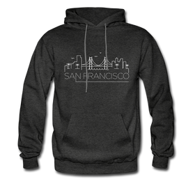 San Francisco, California Hoodie - Skyline San Francisco Hooded Sweatshirt