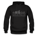 Sioux Falls, South Dakota Hoodie - Skyline Sioux Falls Crewneck Hooded Sweatshirt - black