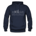 Sioux Falls, South Dakota Hoodie - Skyline Sioux Falls Crewneck Hooded Sweatshirt - navy
