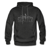 Seattle, Washington Hoodie - Skyline Seattle Crewneck Hooded Sweatshirt - charcoal gray