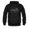 St. Louis, Missouri Hoodie - Skyline St. Louis Crewneck Hooded Sweatshirt - black