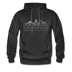 Savannah, California Hoodie - Skyline Savannah Crewneck Hooded Sweatshirt - charcoal gray
