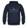 Washington DC Hoodie - Skyline Washington DC Crewneck Hooded Sweatshirt - navy
