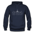 Washington DC Hoodie - Skyline Washington DC Crewneck Hooded Sweatshirt - navy