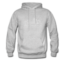 Virginia Beach, Virginia Hoodie - Skyline Virginia Beach Crewneck Hooded Sweatshirt - heather gray
