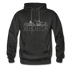 Wichita, Kansas Hoodie - Skyline Wichita Crewneck Hooded Sweatshirt - charcoal gray