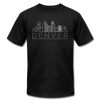 Denver, Colorado T-Shirt - Skyline Unisex Denver T Shirt - black