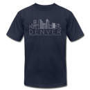 Denver, Colorado T-Shirt - Skyline Unisex Denver T Shirt - navy