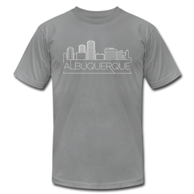 Albuquerque, New Mexico T-Shirt - Skyline Unisex Albuquerque T Shirt - slate