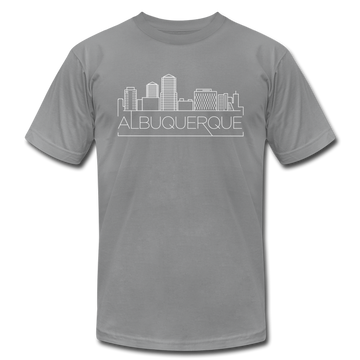 Albuquerque, New Mexico T-Shirt - Skyline Unisex Albuquerque T Shirt - slate