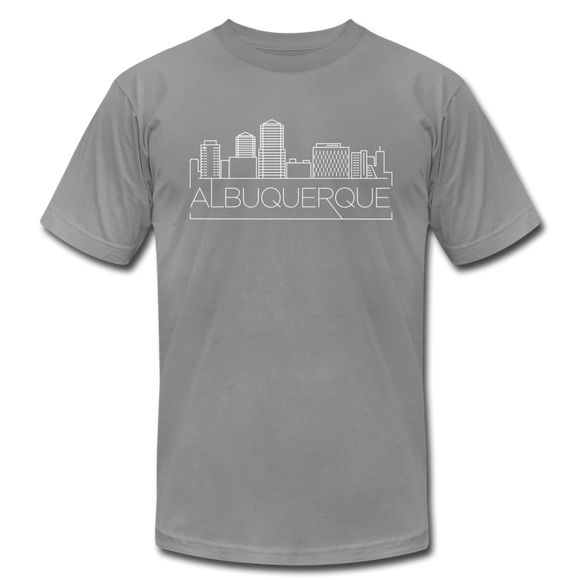 Albuquerque, New Mexico T-Shirt - Skyline Unisex Albuquerque T Shirt - slate