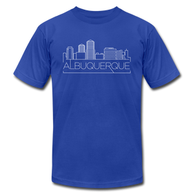 Albuquerque, New Mexico T-Shirt - Skyline Unisex Albuquerque T Shirt - royal blue