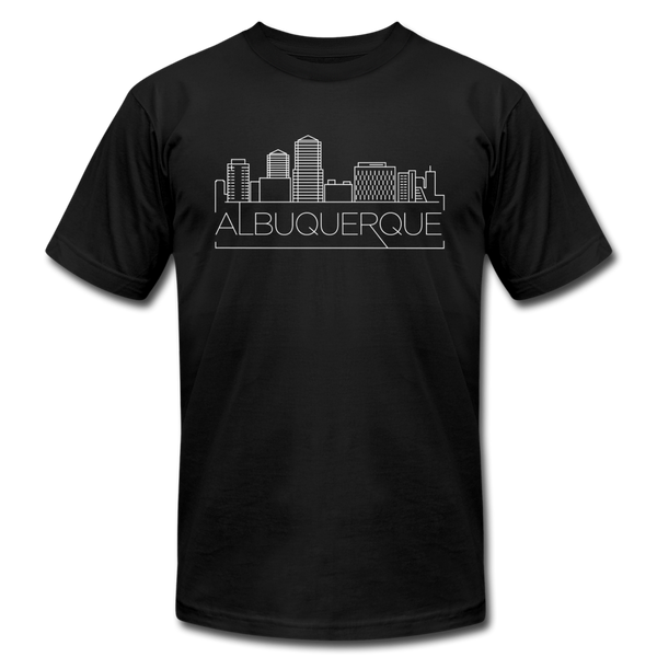 Albuquerque, New Mexico T-Shirt - Skyline Unisex Albuquerque T Shirt - black