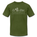 Albuquerque, New Mexico T-Shirt - Skyline Unisex Albuquerque T Shirt - olive