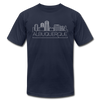 Albuquerque, New Mexico T-Shirt - Skyline Unisex Albuquerque T Shirt - navy