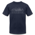 Anchorage, Alaska T-Shirt - Skyline Unisex Anchorage T Shirt - navy