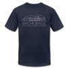 Anchorage, Alaska T-Shirt - Skyline Unisex Anchorage T Shirt - navy