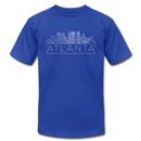 Atlanta, Georgia T-Shirt - Skyline Unisex Atlanta T Shirt - royal blue