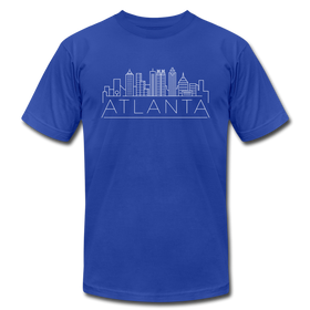 Atlanta, Georgia T-Shirt - Skyline Unisex Atlanta T Shirt - royal blue