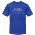 Atlanta, Georgia T-Shirt - Skyline Unisex Atlanta T Shirt - royal blue