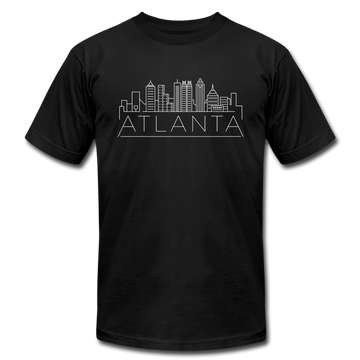 Atlanta, Georgia T-Shirt - Skyline Unisex Atlanta T Shirt - black