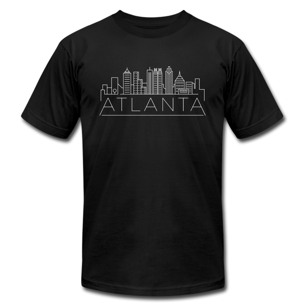 Atlanta, Georgia T-Shirt - Skyline Unisex Atlanta T Shirt - black