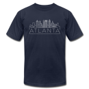 Atlanta, Georgia T-Shirt - Skyline Unisex Atlanta T Shirt - navy