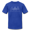 Buffalo, New York T-Shirt - Skyline Unisex Buffalo T Shirt - royal blue