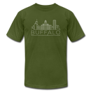 Buffalo, New York T-Shirt - Skyline Unisex Buffalo T Shirt - olive