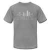 Charleston, South Carolina T-Shirt - Skyline Unisex Charleston T Shirt - slate