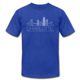 Charleston, South Carolina T-Shirt - Skyline Unisex Charleston T Shirt - royal blue