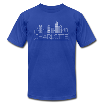 Charleston, South Carolina T-Shirt - Skyline Unisex Charleston T Shirt - royal blue
