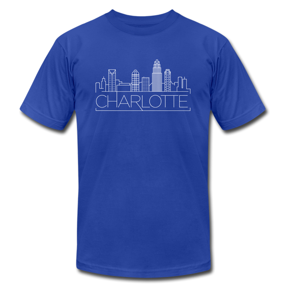 Charleston, South Carolina T-Shirt - Skyline Unisex Charleston T Shirt - royal blue
