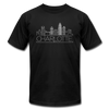 Charleston, South Carolina T-Shirt - Skyline Unisex Charleston T Shirt - black