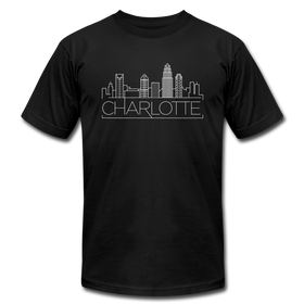 Charleston, South Carolina T-Shirt - Skyline Unisex Charleston T Shirt - black